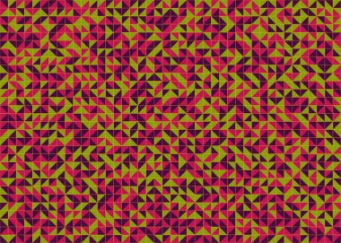 Kareli soyut geometrik desen