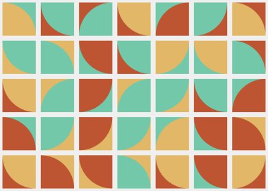 Soyut Geometrik Desen üretken hesaplama sanatı çizimi