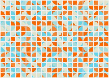 Soyut Geometrik Desen üretken hesaplama sanatı çizimi