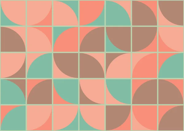 Abstraktes Geometrisches Muster Computerkunst — Stockvektor