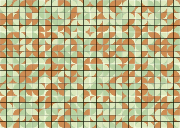 Pola Geometrik Abstrak Seni Komputasi Generatif Ilustrasi Vektor - Stok Vektor