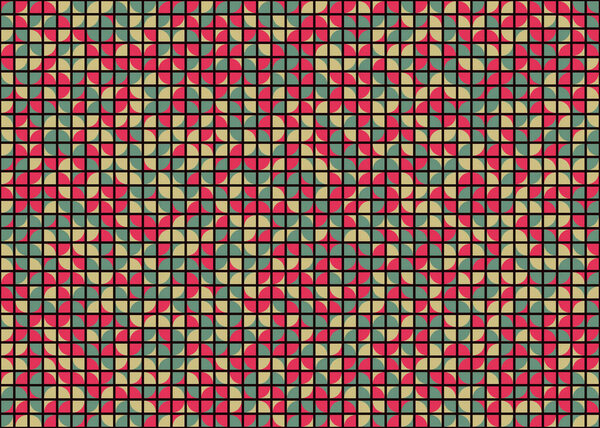 Абстрактная геометрическая паттерн, генеративное вычислительное искусство, векторная иллюстрация  