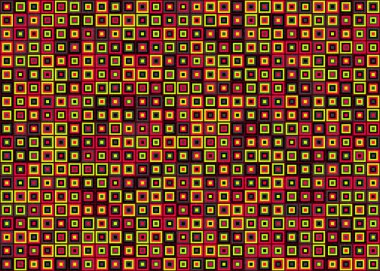 Soyut geometrik desen, hesaplama sanatı