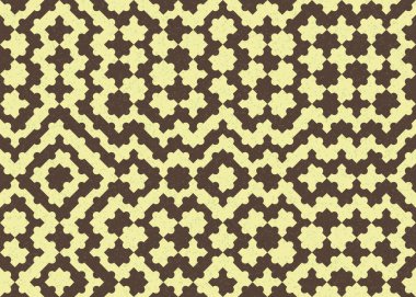 Soyut geometrik üretken desen, vektör illüstrasyonu 