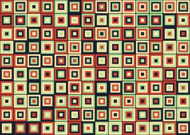 Soyut Geometrik Desen, hesaplama sanatı çizimi