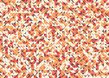 Soyut geometrik üretken desen, vektör illüstrasyonu