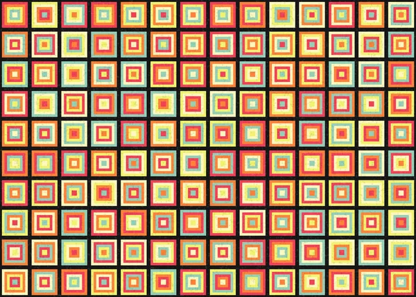 Abstract Geometrisch Generatief Patroon Vectorillustratie — Stockvector