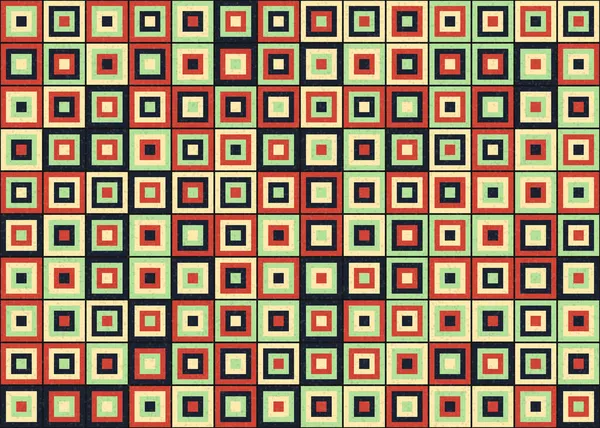 Abstract Geometric Pattern Computational Art Illustration — Stock Vector