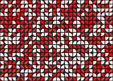 Soyut geometrik desen, hesaplama sanatı