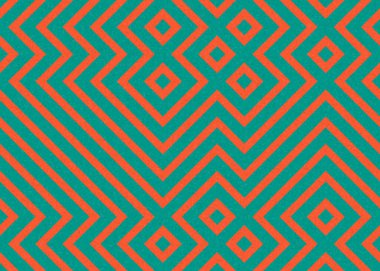 Soyut geometrik üretken desen, vektör illüstrasyonu