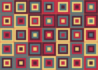 Soyut Geometrik Desen üretken hesaplama sanatı çizimi