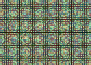 Soyut geometrik üretken desen, vektör illüstrasyonu