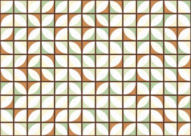 Soyut Geometrik Desen üretken hesaplama sanatı çizimi