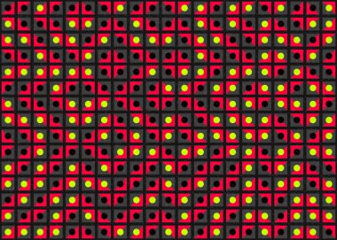 soyut geometrik desen, hesaplama sanatı illüstrasyonu