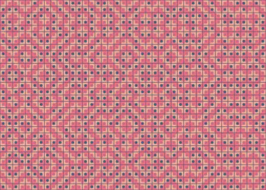 Soyut geometrik üretken desen, vektör illüstrasyonu