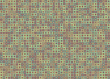 Soyut Geometrik Desen, üretken hesaplama sanatı, vektör illüstrasyonu 