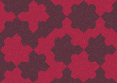 Soyut Geometrik Desen, üretken hesaplama sanatı, vektör illüstrasyonu 