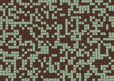 Soyut geometrik üretken desen, vektör illüstrasyonu 