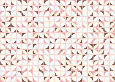 Soyut geometrik üretken desen, vektör illüstrasyonu