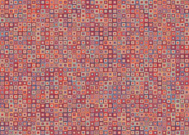 Soyut Geometrik Desen, üretken hesaplama sanatı, vektör illüstrasyonu 