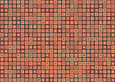 Soyut geometrik üretken desen, vektör illüstrasyonu