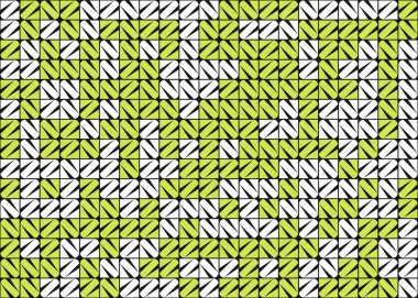 Soyut Geometrik Desen, üretken hesaplama sanatı, vektör illüstrasyonu 