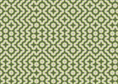 Soyut Geometrik Desen, üretken hesaplama sanatı, vektör illüstrasyonu 