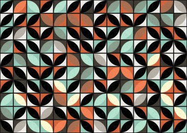 soyut geometrik desen, vektör illüstrasyonu 