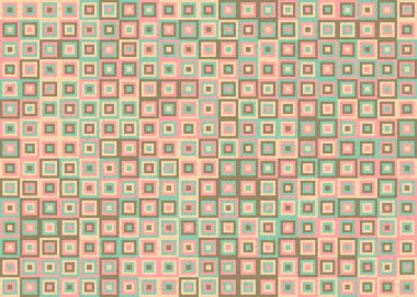 Soyut Geometrik Desen, üretken hesaplama sanatı, vektör illüstrasyonu 