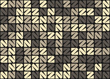 Soyut Geometrik Desen üretken hesaplama sanatı çizimi