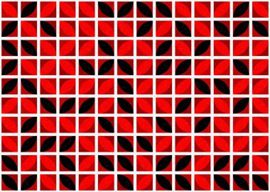 Soyut Geometrik Desen, üretken hesaplama sanatı, vektör illüstrasyonu 