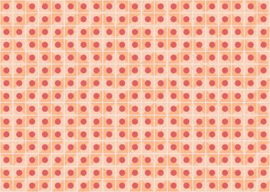 Soyut Geometrik Desen, üretken hesaplama sanatı, vektör illüstrasyonu 