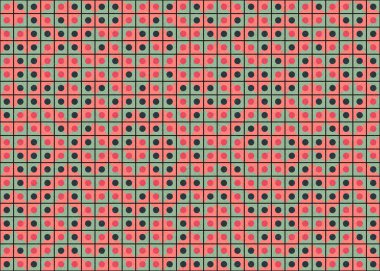 Soyut Geometrik Desen üretken hesaplama sanatı çizimi