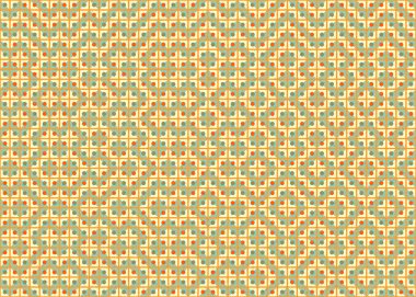 Soyut Geometrik Desen Üretken hesaplama sanatı, vektör illüstrasyonu