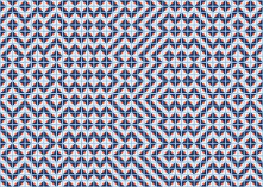 Soyut Geometrik Desen üretken hesaplama sanatı çizimi