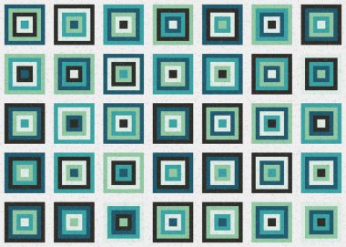 Soyut Geometrik Desen, üretken hesaplama sanatı, vektör illüstrasyonu 