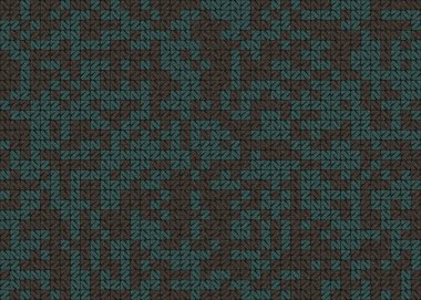 Soyut Geometrik Desen, üretken hesaplama sanatı, vektör illüstrasyonu 