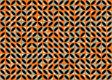 soyut geometrik desen, hesaplama sanatı illüstrasyonu,