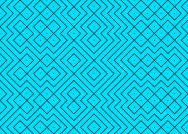 Soyut Geometrik Desen Üretken hesaplama sanatı, vektör illüstrasyonu