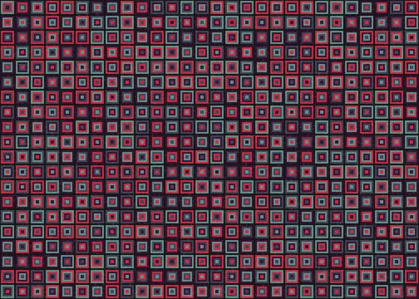 Abstract Geometrisch Patroon Illustratie Van Rekenkunst — Stockvector