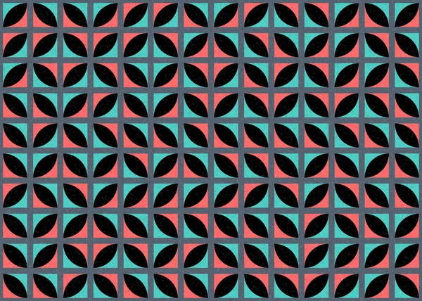 抽象幾何学的生成パターン ベクトル図 — ストックベクタ