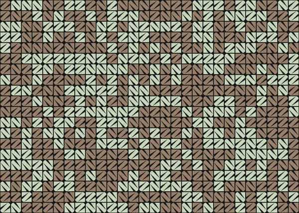 Abstraktes Geometrisches Muster Generative Computerkunst Vektorillustration — Stockvektor