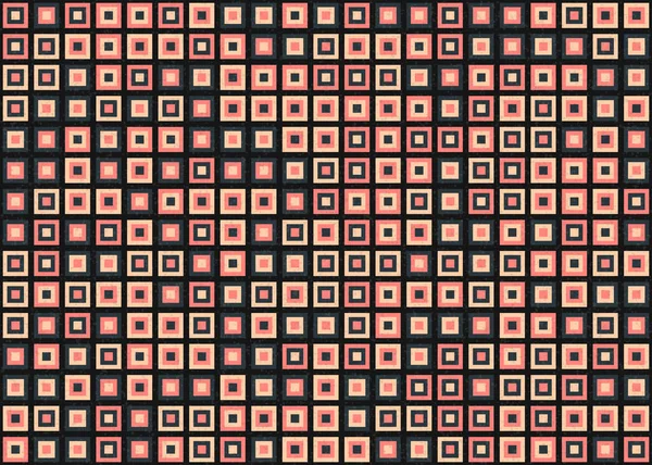 Illustrazione Astratta Arte Computazionale Generativa Del Modello Geometrico — Vettoriale Stock