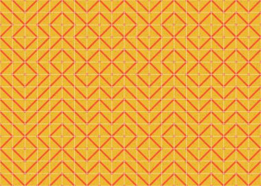 Soyut Geometrik Desen üretken hesaplama sanatı çizimi