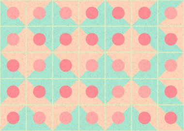 Soyut Geometrik Desen üretken hesaplama sanatı çizimi