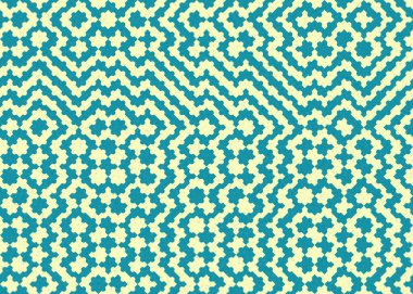 Soyut Geometrik Desen üretken hesaplama sanatı çizimi