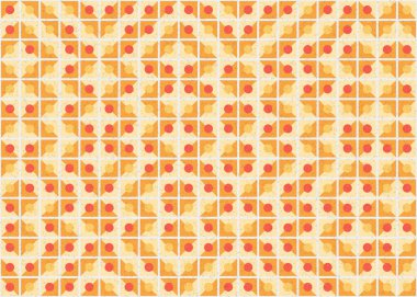 Soyut Geometrik Desen Üretken hesaplama sanatı, vektör illüstrasyonu