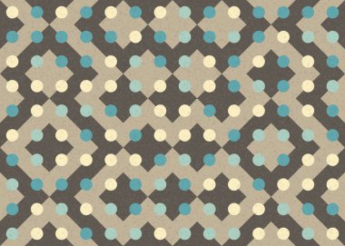 soyut geometrik desen, hesaplama sanatı illüstrasyonu