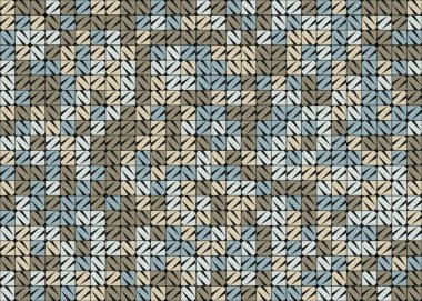 Soyut Geometrik Desen üretken hesaplama sanatı çizimi