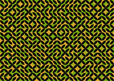 Soyut geometrik üretken desen, vektör illüstrasyonu 